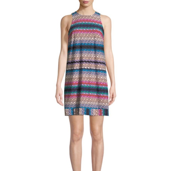 Trina Turk Macee Lupine Lattice Tank Mini … - Picture 5 of 6